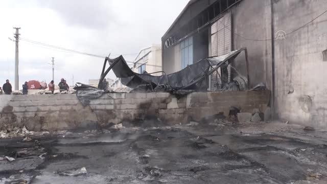 ŞANLIURFA - Sünger atölyesinde çıkan yangın söndürüldü