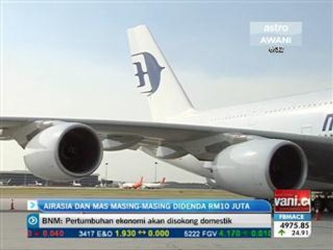 AirAsia dan Mas masing-masing didenda RM10 juta