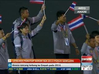 Sukan Sea 2013 ditutup penuh gemilang