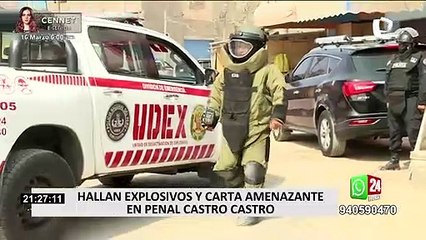 ¡Increíble! Agentes de la Udex hallan bomba durante enlace en vivo