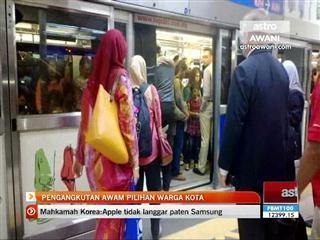 Pengangkutan awam pilihan warga kota