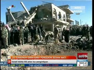 20 terbunuh gara-gara pengebom berani mati