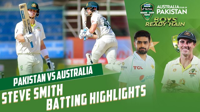 Steve Smith Batting Highlights | Pakistan vs Australia | 2nd Test Day 1 | PCB | MM2T