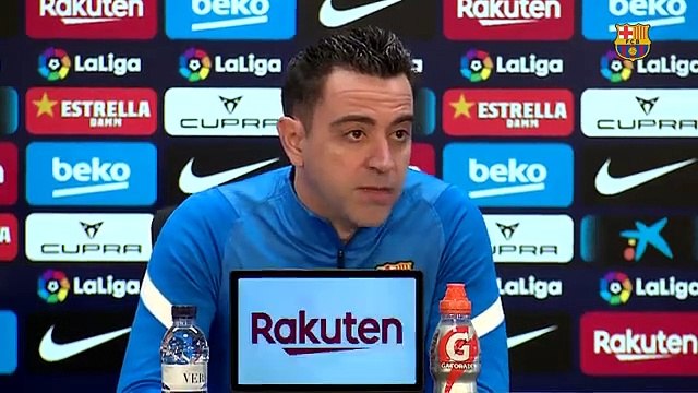 Rueda de prensa de Xavi previa al Barça-Osasuna / FCB