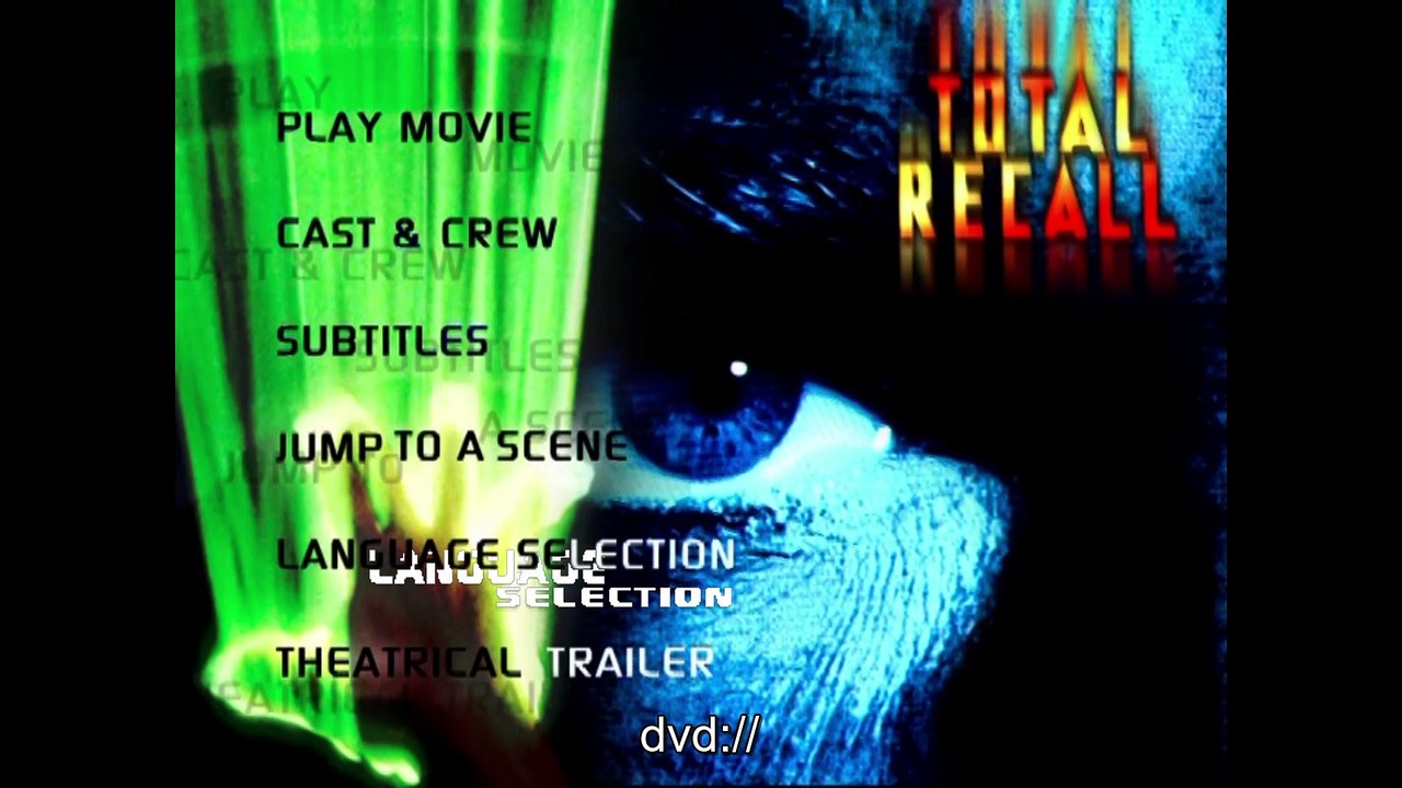 Opening/Closing to Total Recall 1997 DVD (HD)