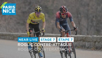 Roglic contre-attaque / Roglic counterattack - Étape 7 / Stage 7 - #ParisNice2022