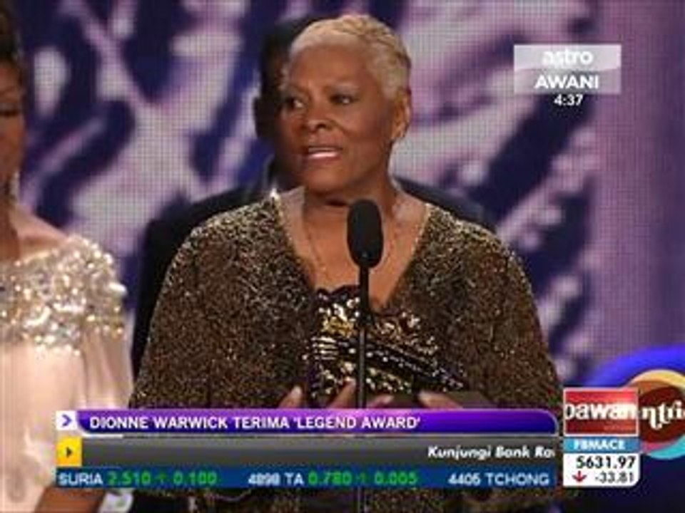 Dionne Warwick terima 'Legend Award'