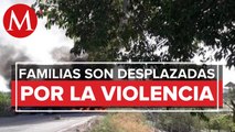 Las familias desplazadas de Michoacán