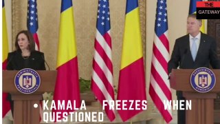 Kamala Freezes When Questioned