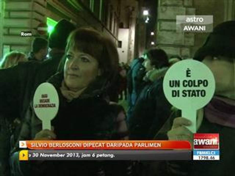 Silvio Belusconi dipecat daripada Parlimen