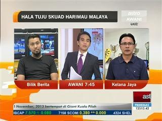 Hala tuju skuad Harimau Malaya