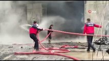 Son dakika haberleri | Atölyedeki yangın kontrol altına alındı...Atölye sahibi gözyaşlarına boğuldu