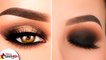सोप्या पद्धतीचा डोळ्यांचा देखणा मेकअप | smokey eye makeup look | Smokey Eye Tutorial | Lokmat Sakhi