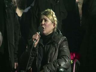 Tymoshenko calls on Ukraine protesters to keep up the fight