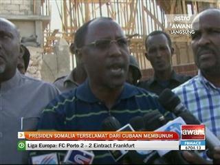 Presiden Somalia terselamat dari cubaan membunuh
