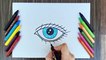 HOW TO DRAW  EYES,EASY DRAWING,STEP BY STEP DRAWING FOR KIDS,EASY ART