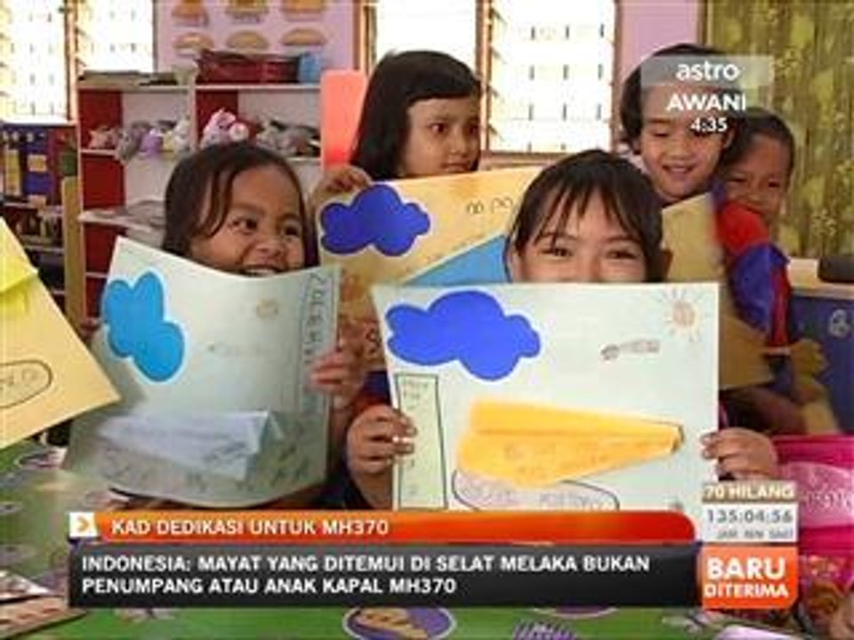 Kad dedikasi untuk MH370