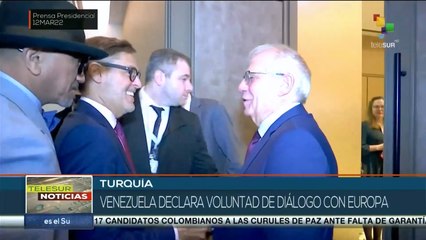 Venezuela reafirma la disposición de un diálogo pacífico con la unión europea