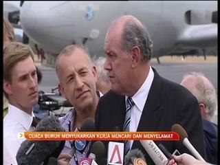 Cuaca buruk menyukarkan kerja mencari dan menyelamat