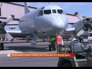 Pencarian objek diperluas susulan petunjuk baru