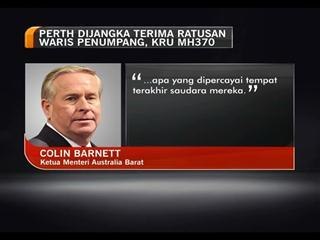 Perth dijangka terima ratusan waris penumpang, kru MH370