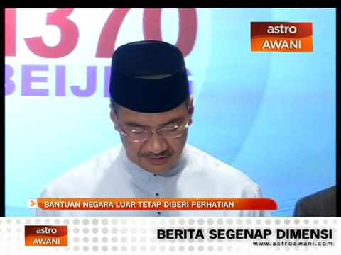 Bantuan negara luar tetap diberi perhatian