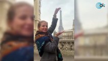 Rusia 'bombardea' la torre Eiffel: el impactante vídeo de Ucrania para concienciar a Europa