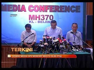 Sidang Media Mencari MH370 hari ke-15 (22/03/2014)