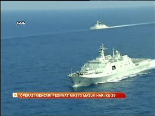 Operasi mencari pesawat MH370 masuk hari ke-29
