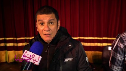 لقاءات مؤتمر مسرحية هاملت بالمقلوب-النجم خالد محمود