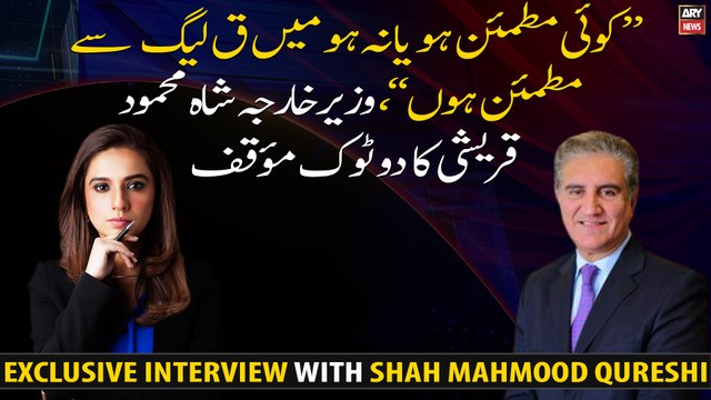 I believe that PML-Q will support Government , says Foreign Minister Shah Mahmood Qureshi