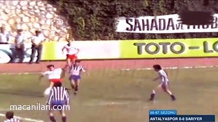 Antalyaspor 0-0 Sarıyer [HD] 12.10.1986 - 1986-1987 Turkish 1st League Matchday 8