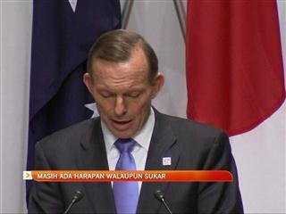 Masih ada harapan walaupun sukar - Tony Abbott