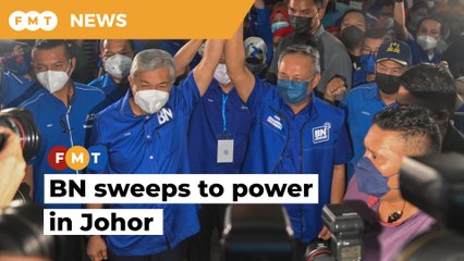 BN wins two-thirds majority in Johor
