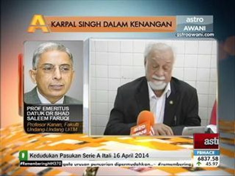 Agenda Awani: Karpal Singh dalam Kenangan