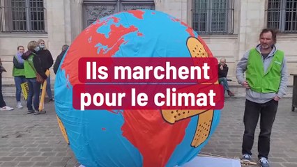 150 personnes marchent pour le climat à Troyes