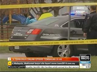 3 terbunuh dalam episod tembakan di AS