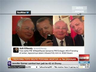 Trending: Foto selfie Perdana Menteri & PM Erdogan