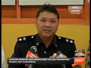 Sidang media tragedi tongkang karam Banting