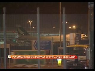 Penumpang cedera pesawat dipukul angin bergelora