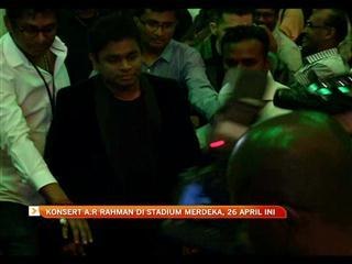 Konsert AR Rahman di Stadium Merdeka, 26 April