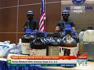 Sewa di kondominium untuk proses dadah