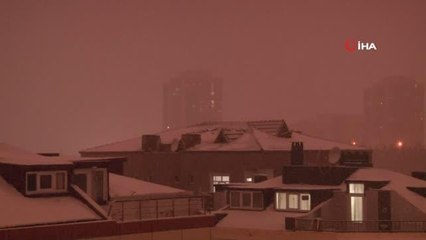 Küçükçekmece'de karın keyfini çocuklar çıkardı