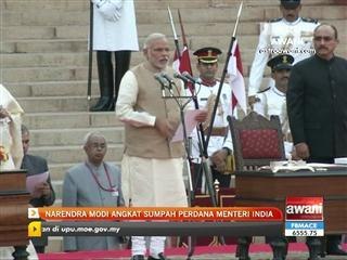 Narendra Modi angkat sumpah Perdana Menteri India