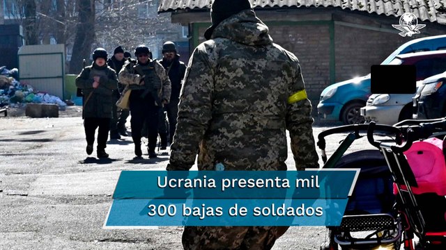 Volodimir Zelensky reconoce mil 300 bajas entre militares ucranianos