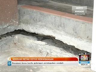 Sekolah retak cetus kebimbangan