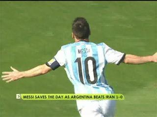 Messi saves the day as Argentina beat Iran