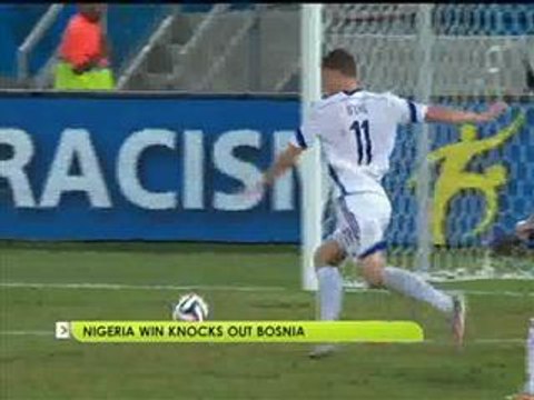 Nigeria won knocks out Bosnia