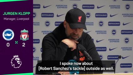 Tải video: Klopp questions 'clear and obvious' VAR rule after Sanchez tackle