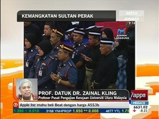 Prof. Datuk Dr. Zainal Kling dalam Kemangkatan Sultan Perak